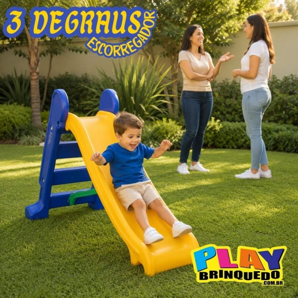 Escorregador Médio 3 Degraus