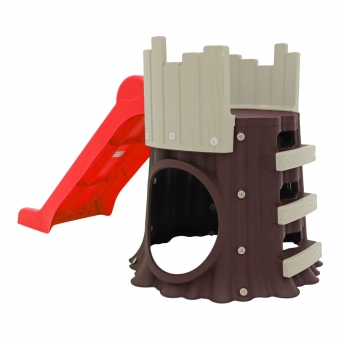 Escorregador Infantil Tronco com Casinha