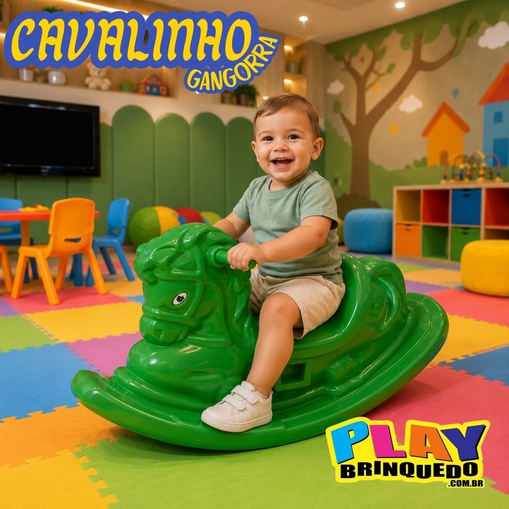 Gangorra Cavalinho Balanço Infantil