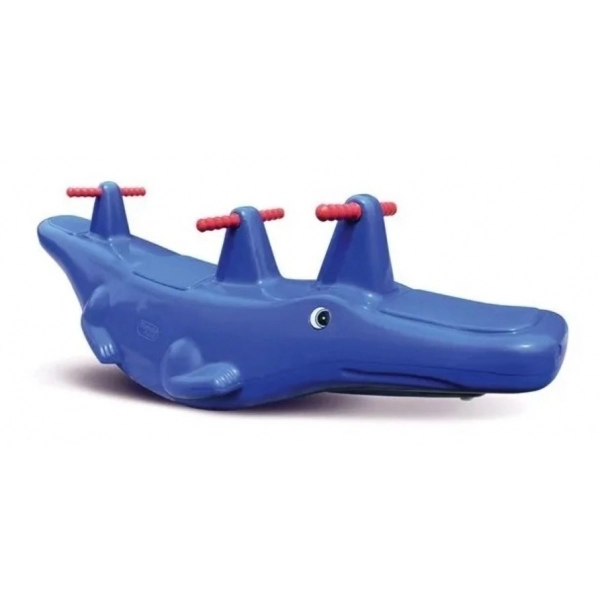 Gangorra Crocodilo Balanço Infantil 3 Lugares