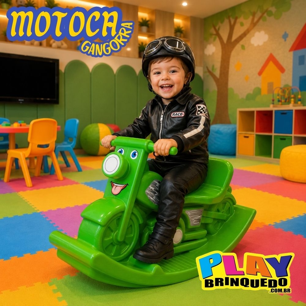 Gangorra Moto Balanço Infantil